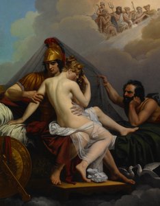 Mars en Venus betrapt door Vulcanus